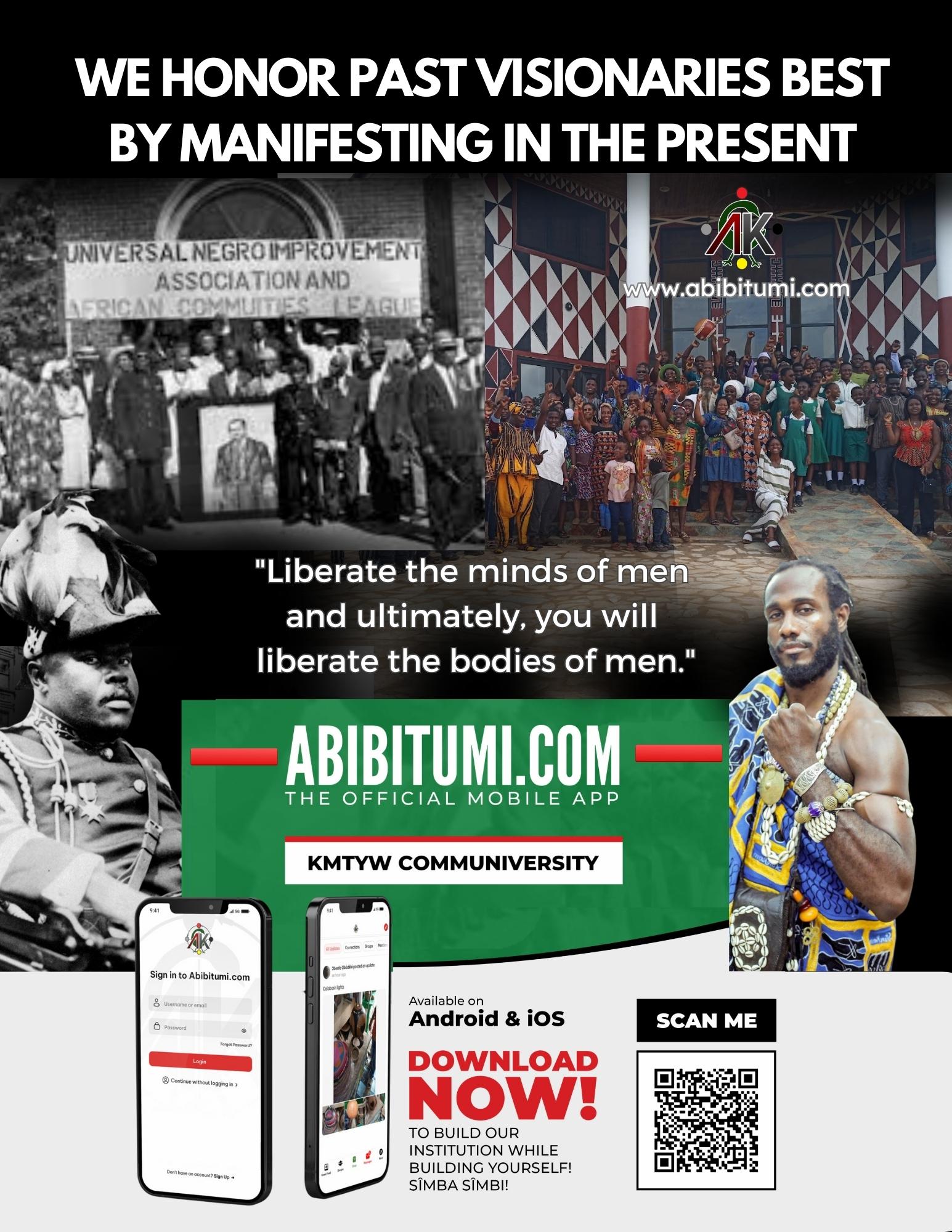 Abibitumi community and mobile application advertisement