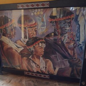 "Rites" Large Initiation Ceremony Painting