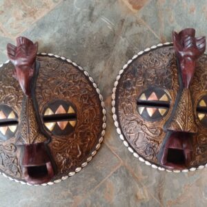 Luba Style Kifwebe Round Mask