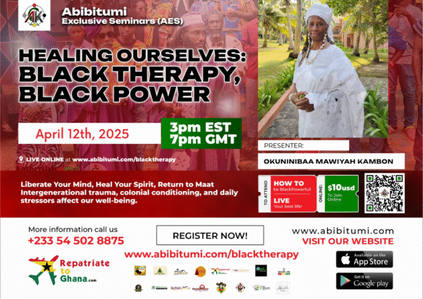 [Video Replay] Healing Ourselves: Black Therapy, Black Power - Okuninibaa (Dr.) Mawiyah Kambon