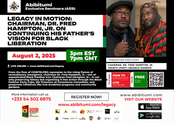 [Video Replay] Legacy in Motion: Chairman, Dr. Fred Hampton, Jr. on Continuing His Father's Vision for Black Liberation