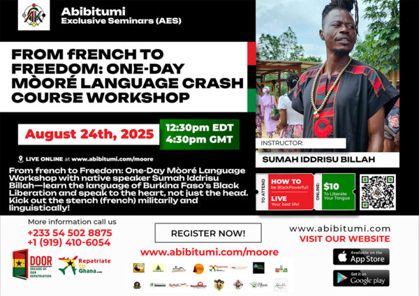 Video Replay: From french to Freedom: One-Day Mòoré Language Crash Course Workshop - Image 2
