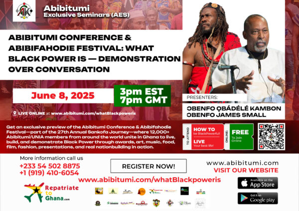 Baba James Small on the Abibitumi Conference & Abibifahodie Festival: What Black Power Is — Demonstration Over Conversation