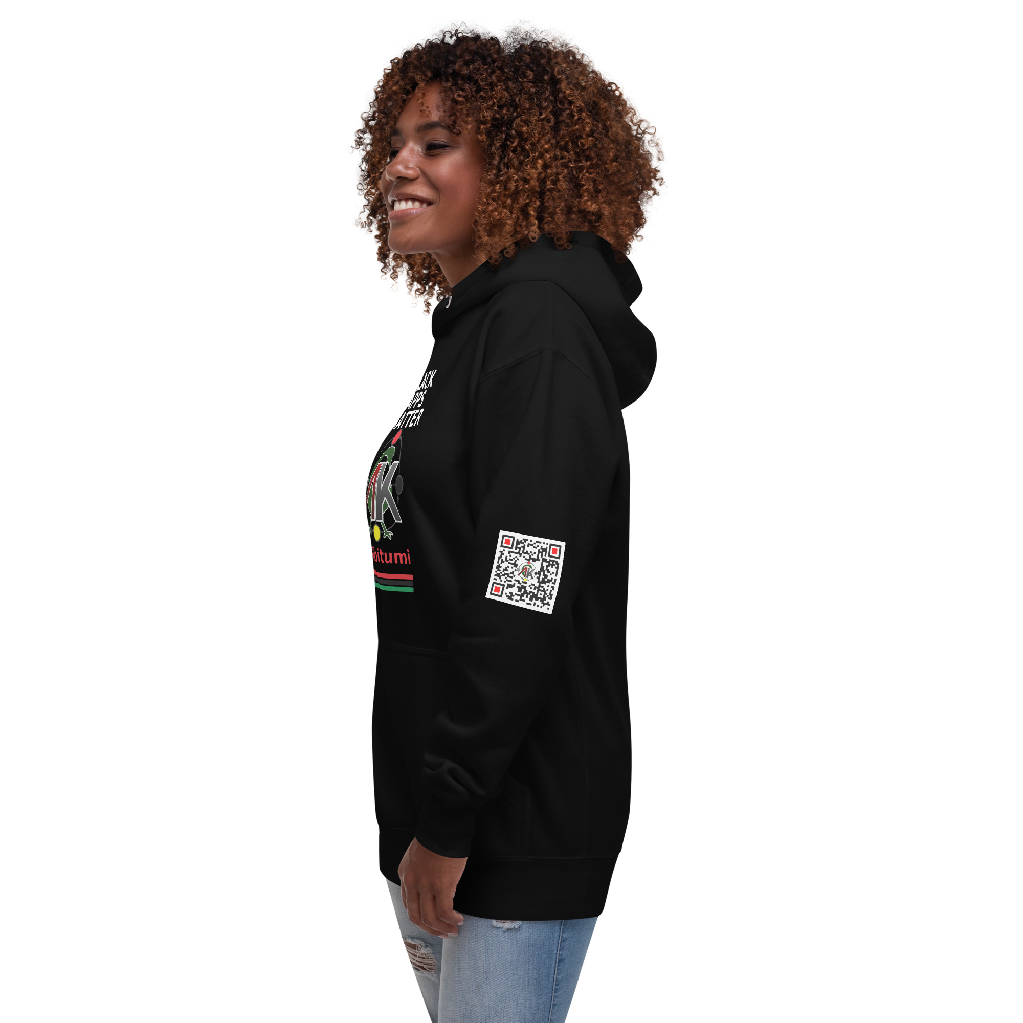 BLACK APPS MATTER Abibitumi Unisex Hoodie - Image 4