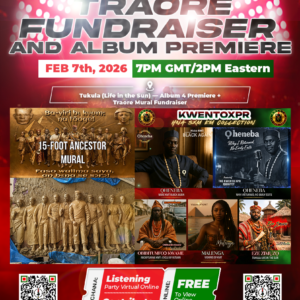 [Video Replay] Abibitumi Traoré Fundraiser & Album Premiere (Kwento xpr Listening Party) Tukula (Life in the Sun) — Album 4 Premiere