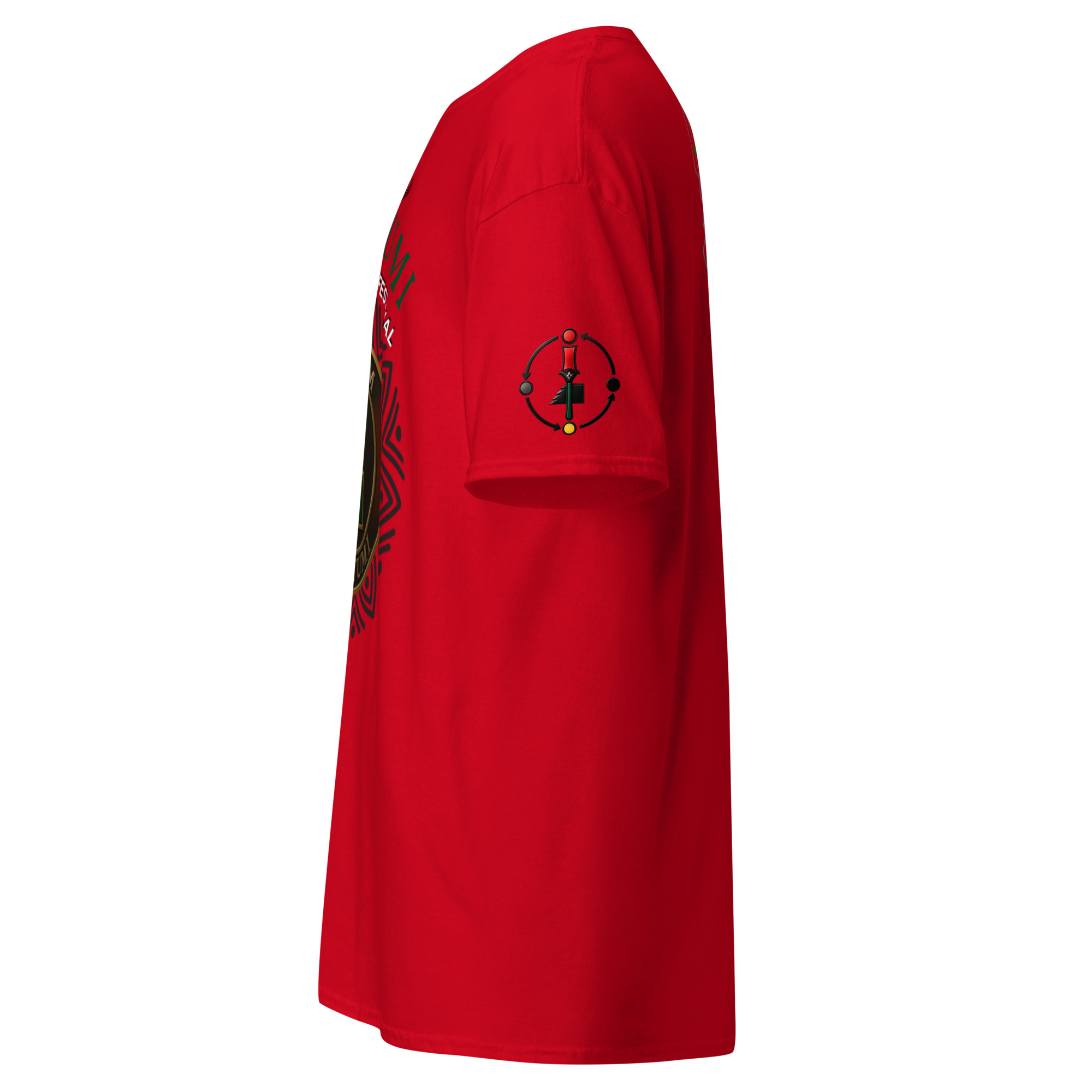 ABIBITUMI CONFERENCE & FESTIVAL Unisex Tee - RED - Image 3