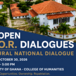 Official Open D.O.O.R. Dialogues Inaugural National Dialogue flyer for October 30, 2026