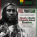 Ɔbenfo Ọbádélé Kambon — Full Professor of African Linguistics