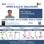 2 days to go — Prof. Cyrelene Amoah-Boampong | Open D.O.O.R. Dialogues