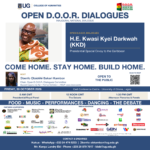 4 days left — Open D.O.O.R. Dialogues with H.E. Kwasi Kyei Darkwah