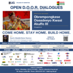 8 days left — Open D.O.O.R. Dialogues with Obrempongkese Oseadeeyo Kwasi Akuffo III, Okuapehene
