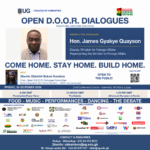 8 days left — Open D.O.O.R. Dialogues with Hon. James Gyakye Quayson